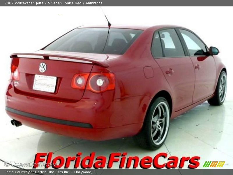 Salsa Red / Anthracite 2007 Volkswagen Jetta 2.5 Sedan