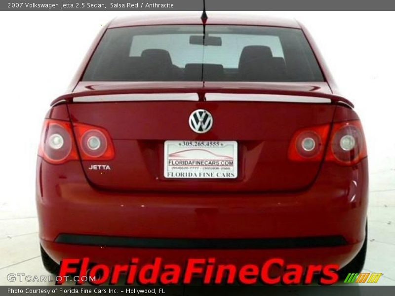 Salsa Red / Anthracite 2007 Volkswagen Jetta 2.5 Sedan