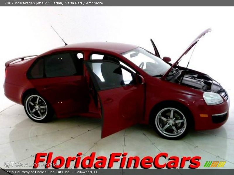 Salsa Red / Anthracite 2007 Volkswagen Jetta 2.5 Sedan