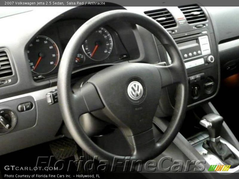 Salsa Red / Anthracite 2007 Volkswagen Jetta 2.5 Sedan