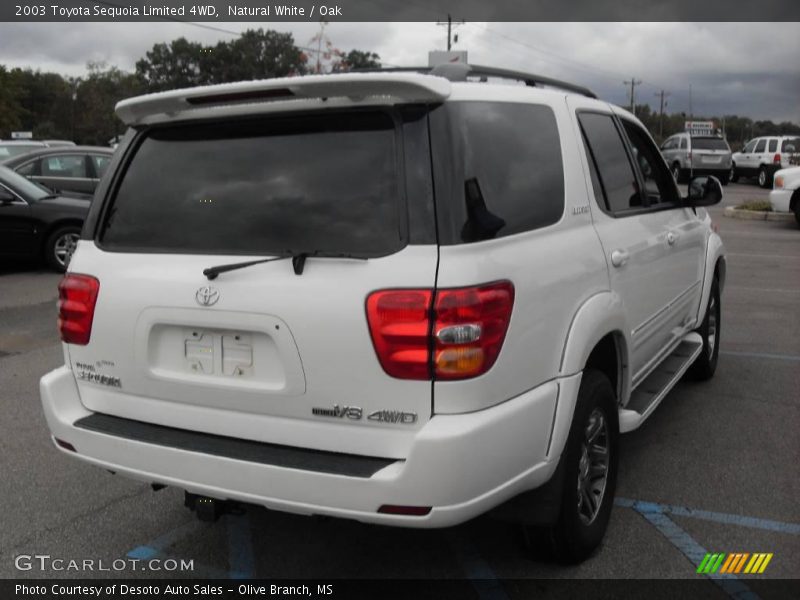 Natural White / Oak 2003 Toyota Sequoia Limited 4WD