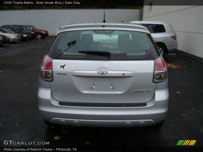 Silver Streak Mica / Dark Gray 2006 Toyota Matrix