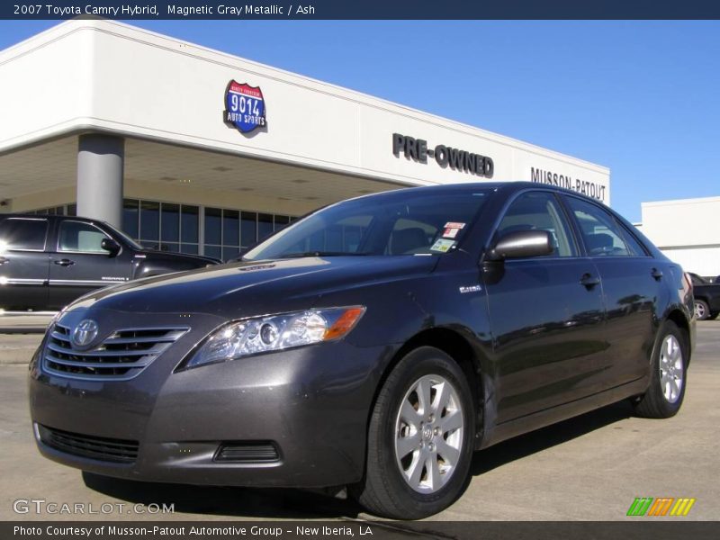 Magnetic Gray Metallic / Ash 2007 Toyota Camry Hybrid