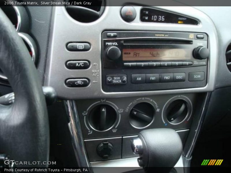Silver Streak Mica / Dark Gray 2006 Toyota Matrix
