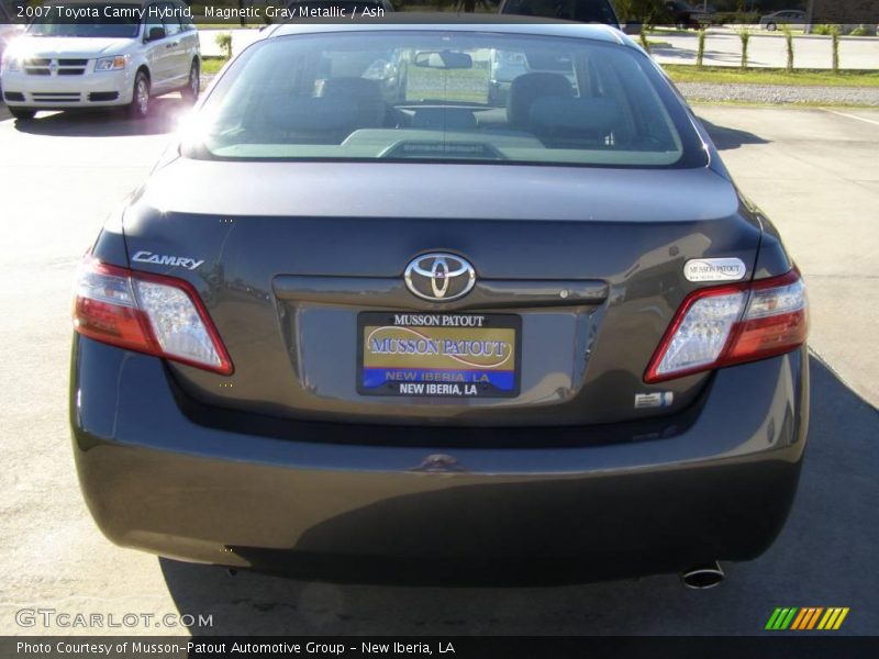 Magnetic Gray Metallic / Ash 2007 Toyota Camry Hybrid