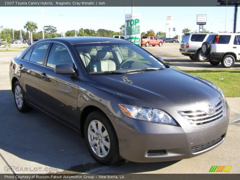 Magnetic Gray Metallic / Ash 2007 Toyota Camry Hybrid