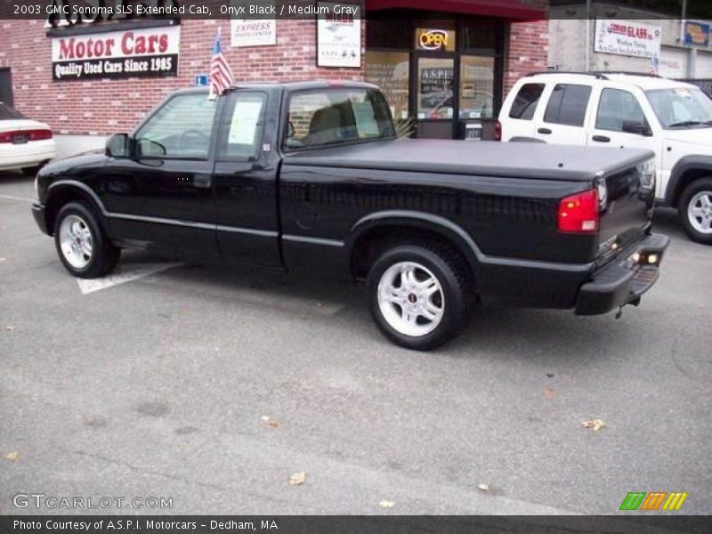 Onyx Black / Medium Gray 2003 GMC Sonoma SLS Extended Cab