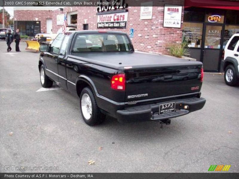 Onyx Black / Medium Gray 2003 GMC Sonoma SLS Extended Cab
