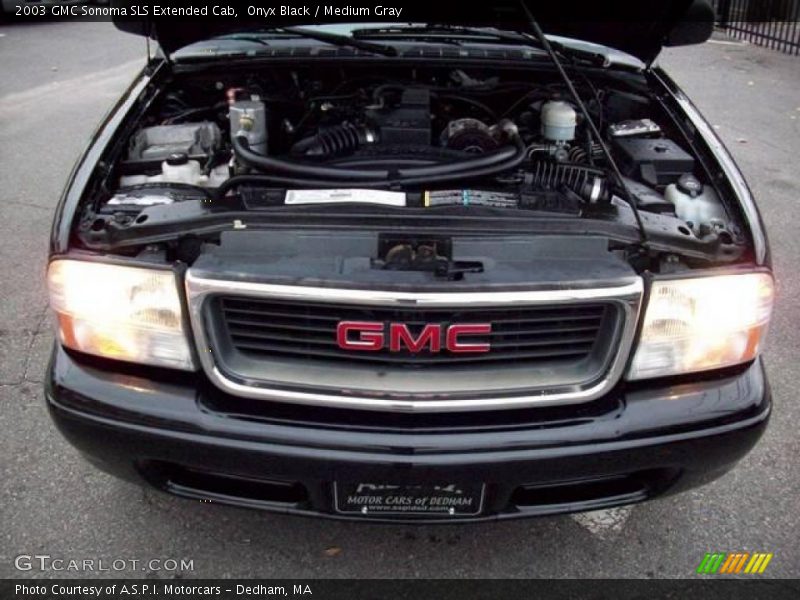 Onyx Black / Medium Gray 2003 GMC Sonoma SLS Extended Cab