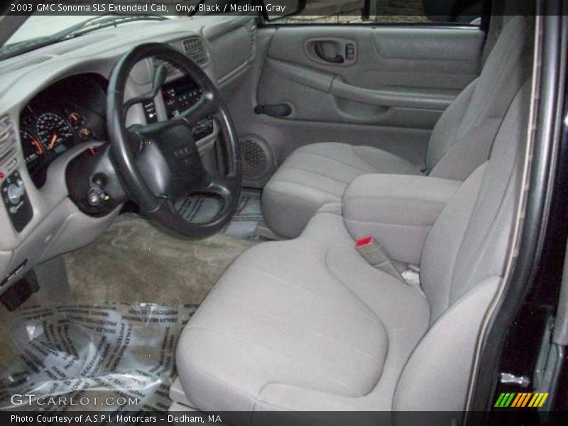 Onyx Black / Medium Gray 2003 GMC Sonoma SLS Extended Cab