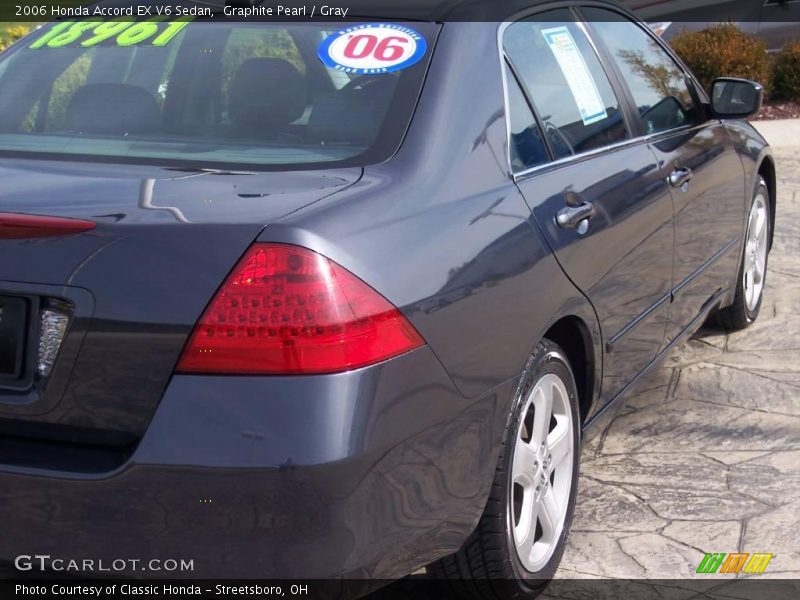 Graphite Pearl / Gray 2006 Honda Accord EX V6 Sedan