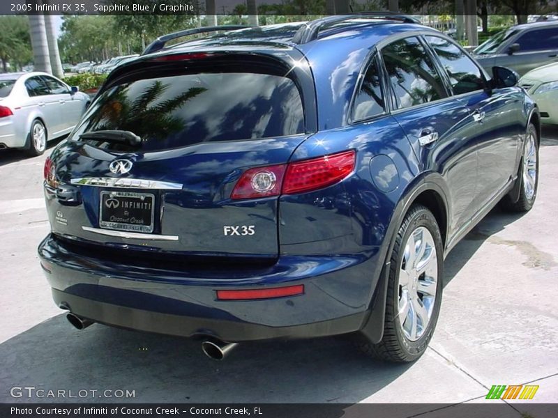 Sapphire Blue / Graphite 2005 Infiniti FX 35