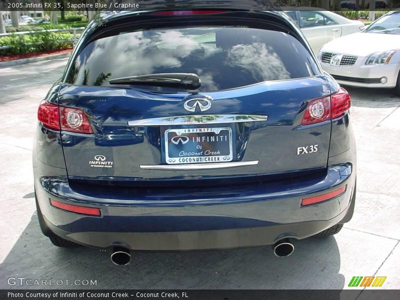 Sapphire Blue / Graphite 2005 Infiniti FX 35