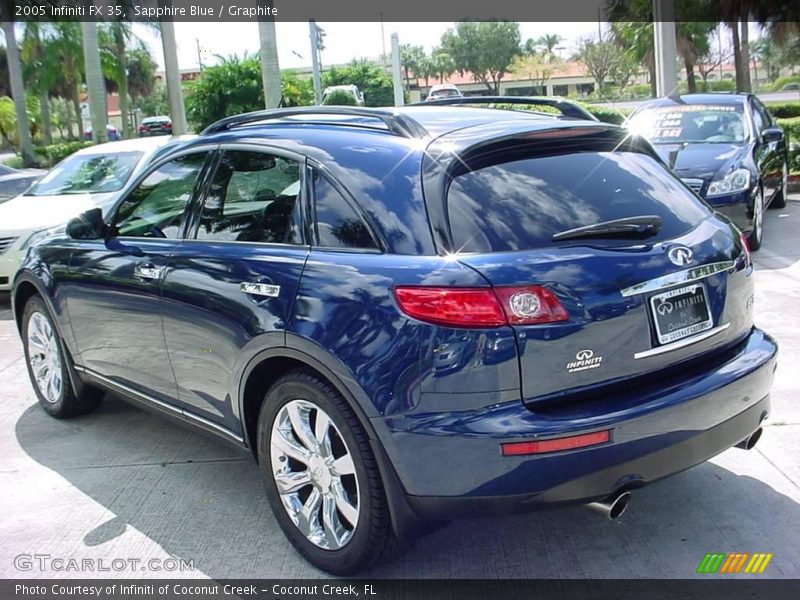 Sapphire Blue / Graphite 2005 Infiniti FX 35