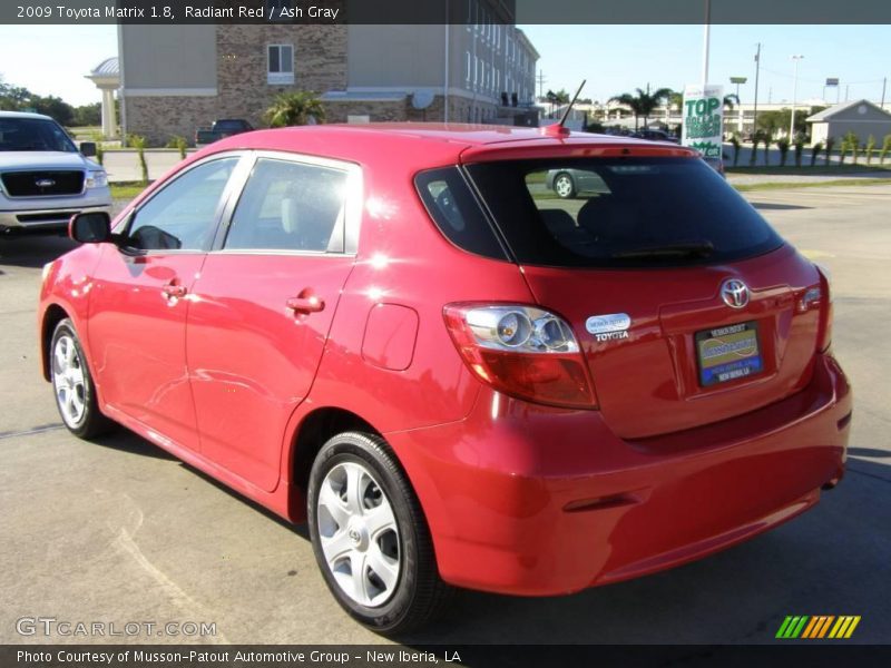 Radiant Red / Ash Gray 2009 Toyota Matrix 1.8