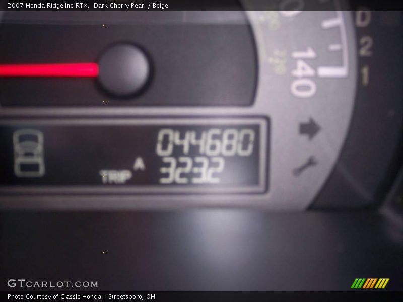 Dark Cherry Pearl / Beige 2007 Honda Ridgeline RTX