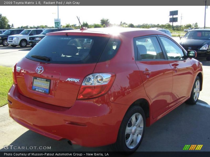 Radiant Red / Ash Gray 2009 Toyota Matrix 1.8