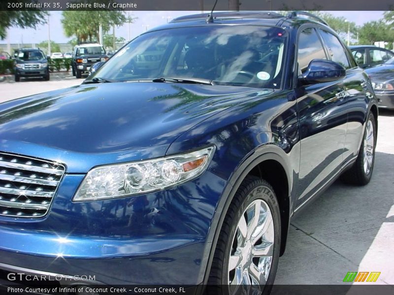 Sapphire Blue / Graphite 2005 Infiniti FX 35