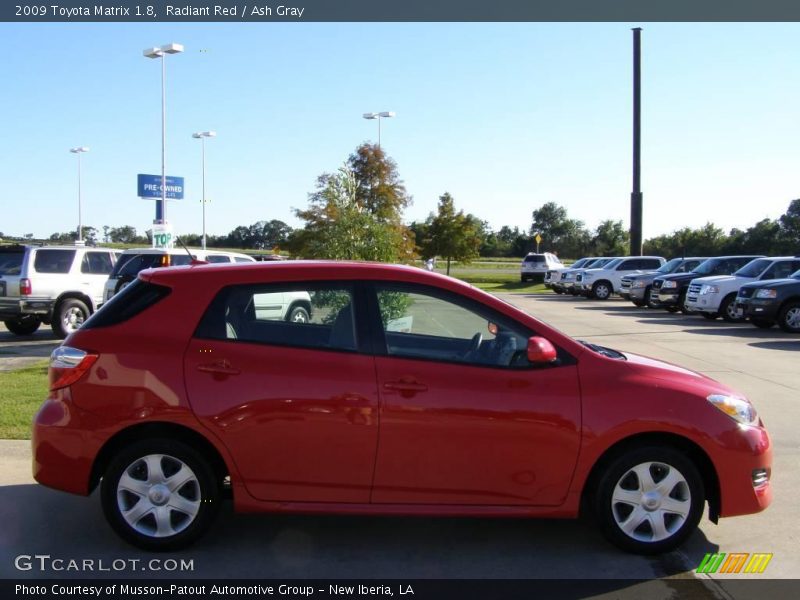 Radiant Red / Ash Gray 2009 Toyota Matrix 1.8