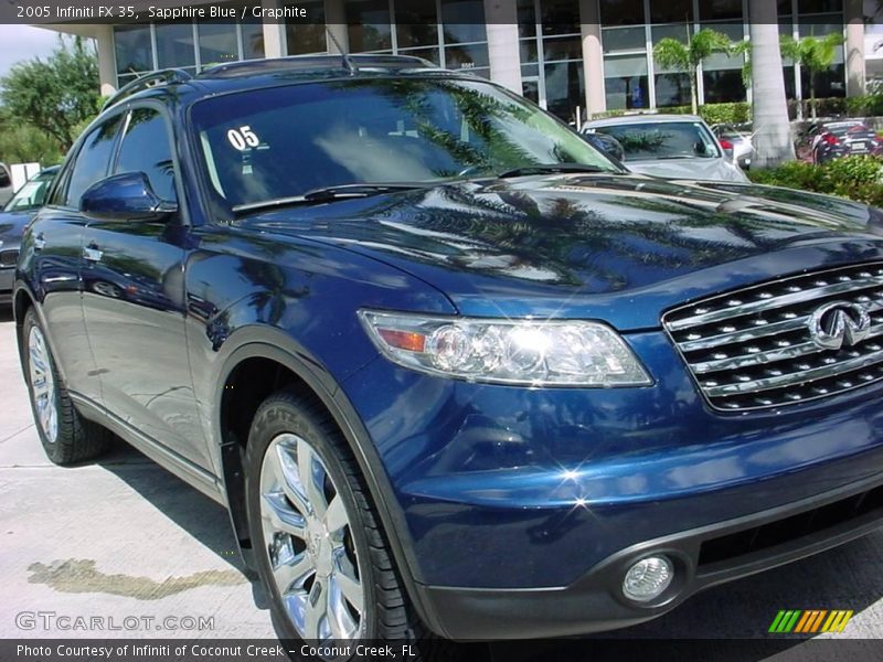 Sapphire Blue / Graphite 2005 Infiniti FX 35