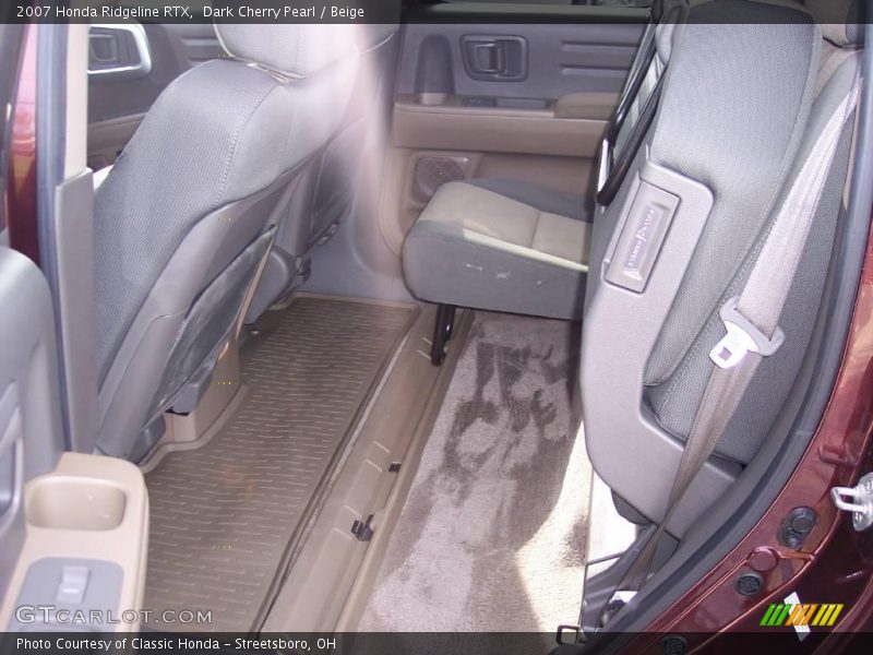 Dark Cherry Pearl / Beige 2007 Honda Ridgeline RTX