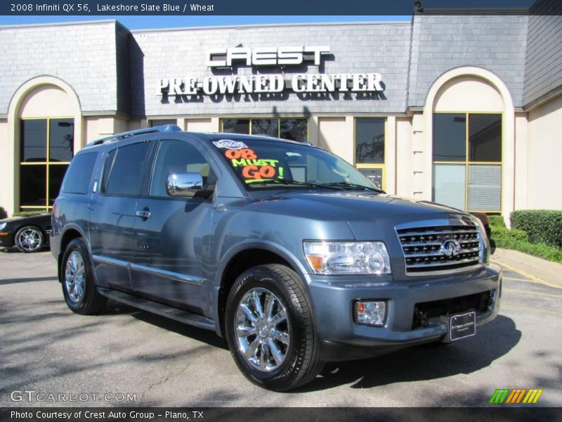 Lakeshore Slate Blue / Wheat 2008 Infiniti QX 56