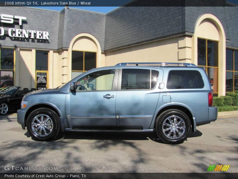Lakeshore Slate Blue / Wheat 2008 Infiniti QX 56