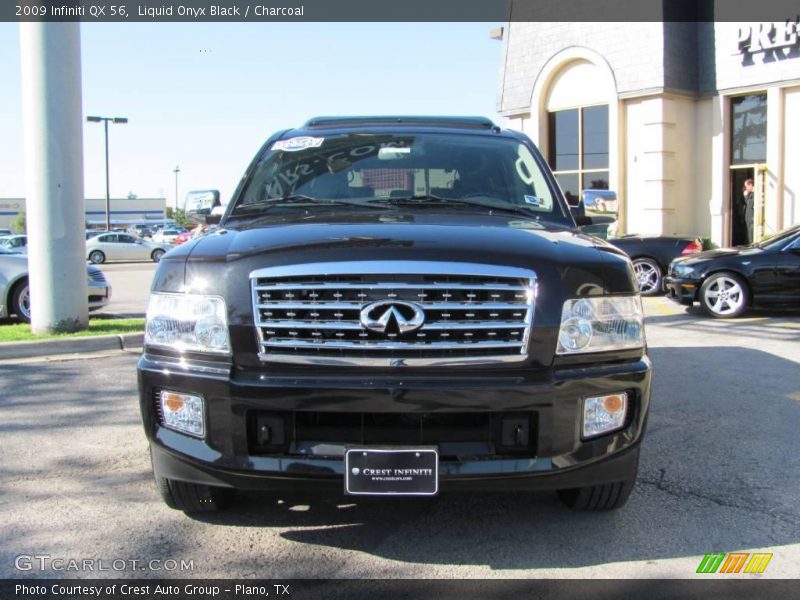 Liquid Onyx Black / Charcoal 2009 Infiniti QX 56