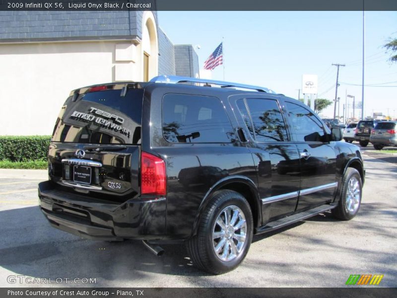 Liquid Onyx Black / Charcoal 2009 Infiniti QX 56