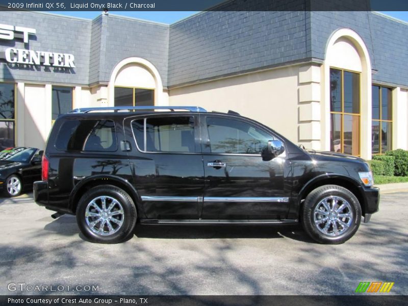 Liquid Onyx Black / Charcoal 2009 Infiniti QX 56