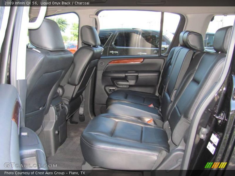 Liquid Onyx Black / Charcoal 2009 Infiniti QX 56