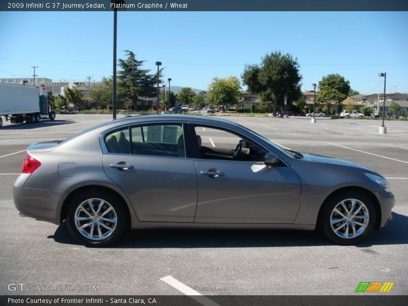 Platinum Graphite / Wheat 2009 Infiniti G 37 Journey Sedan