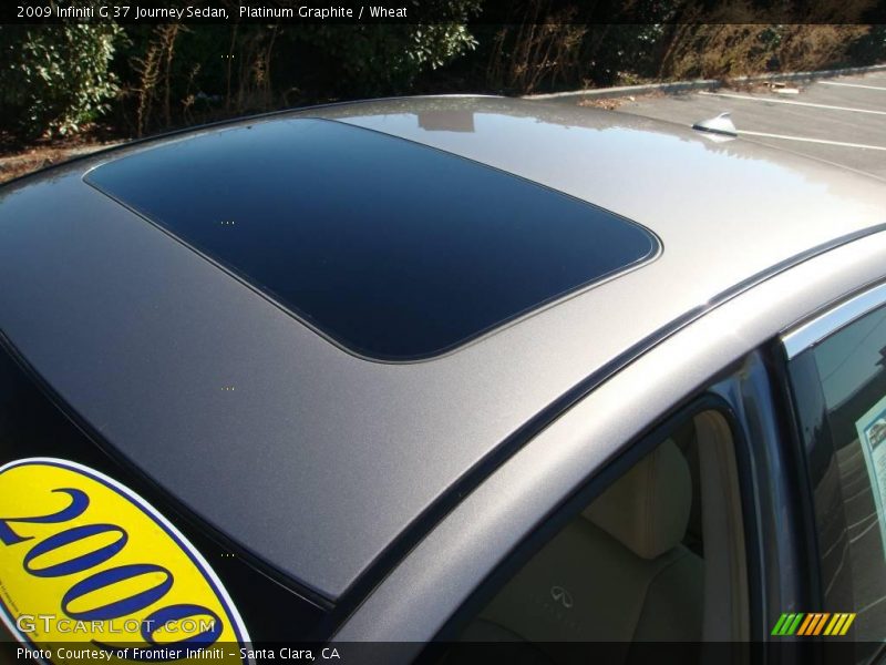 Platinum Graphite / Wheat 2009 Infiniti G 37 Journey Sedan