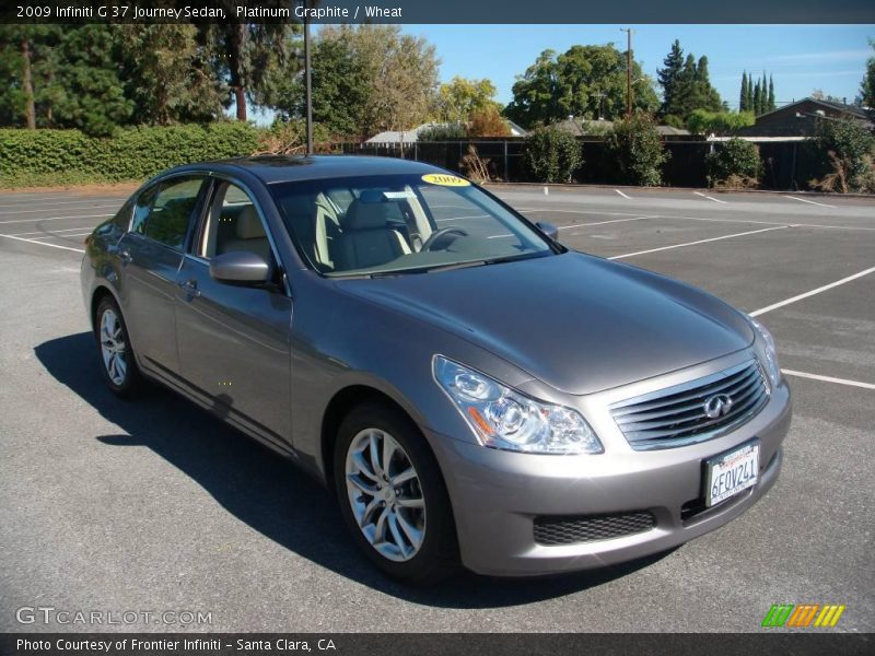 Platinum Graphite / Wheat 2009 Infiniti G 37 Journey Sedan