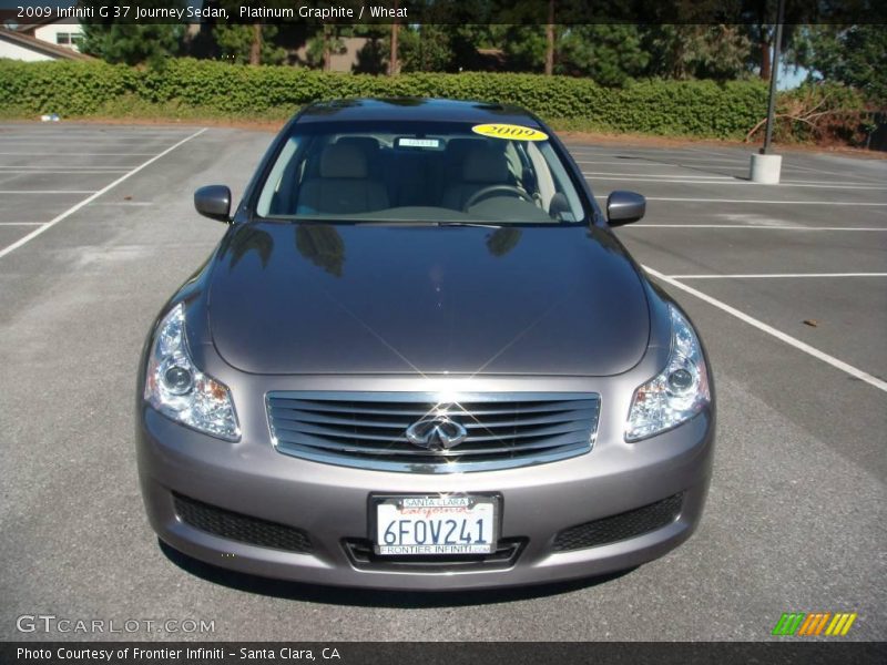 Platinum Graphite / Wheat 2009 Infiniti G 37 Journey Sedan
