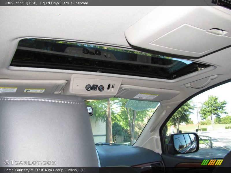 Liquid Onyx Black / Charcoal 2009 Infiniti QX 56