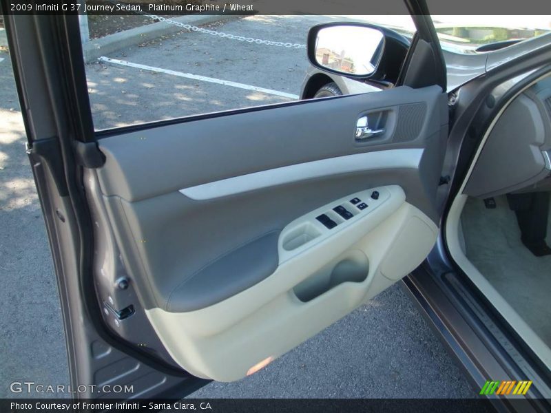 Platinum Graphite / Wheat 2009 Infiniti G 37 Journey Sedan