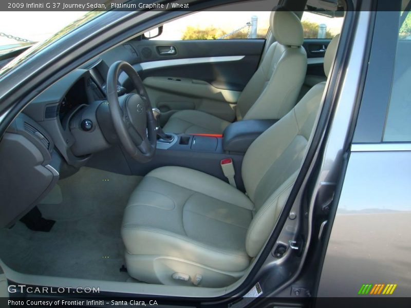 Platinum Graphite / Wheat 2009 Infiniti G 37 Journey Sedan