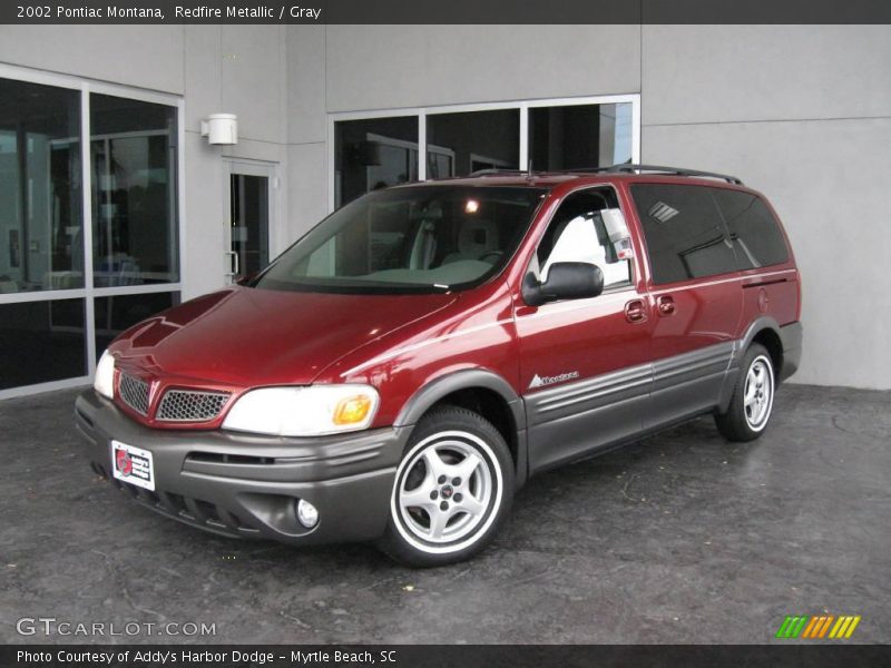 Redfire Metallic / Gray 2002 Pontiac Montana