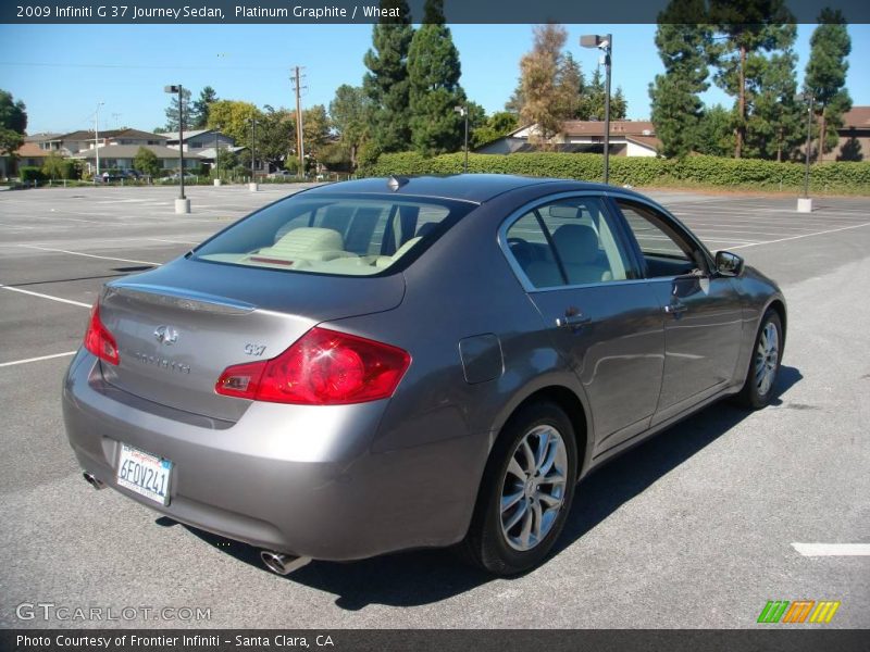 Platinum Graphite / Wheat 2009 Infiniti G 37 Journey Sedan