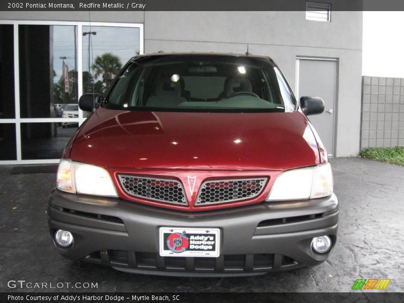 Redfire Metallic / Gray 2002 Pontiac Montana