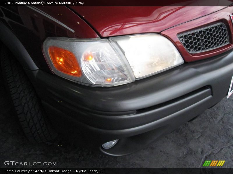 Redfire Metallic / Gray 2002 Pontiac Montana