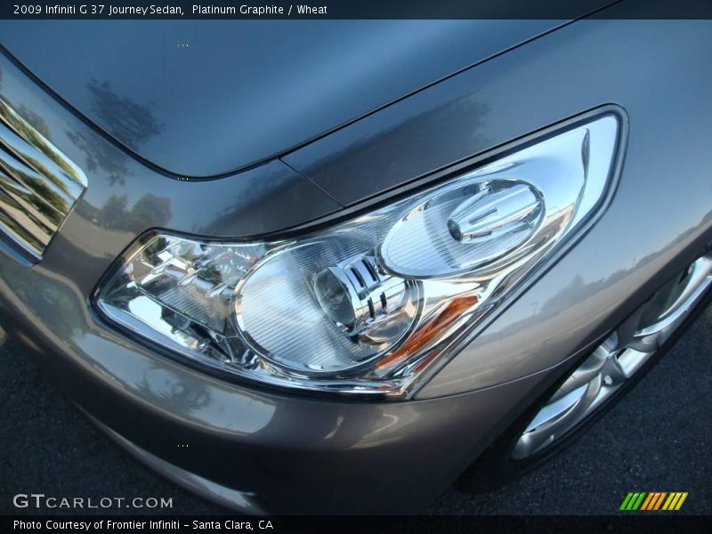Platinum Graphite / Wheat 2009 Infiniti G 37 Journey Sedan