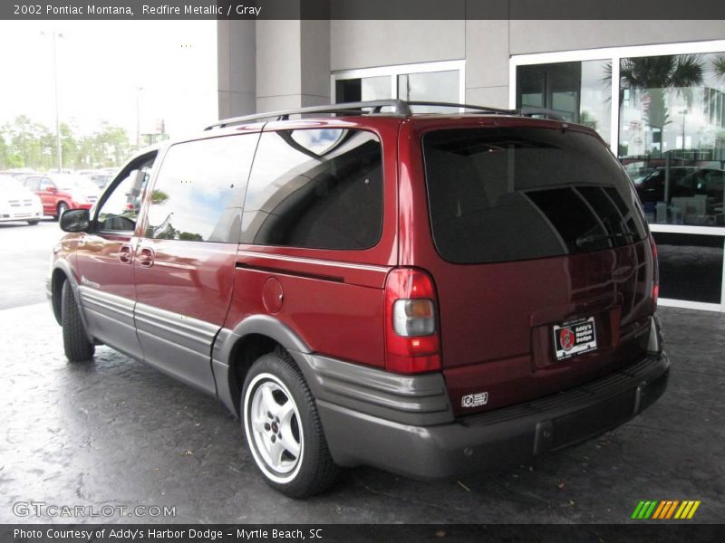 Redfire Metallic / Gray 2002 Pontiac Montana