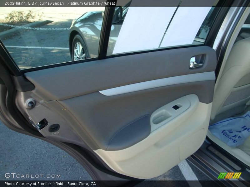 Platinum Graphite / Wheat 2009 Infiniti G 37 Journey Sedan