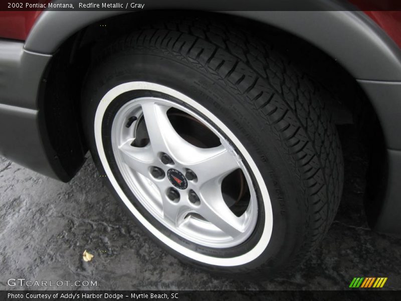 Redfire Metallic / Gray 2002 Pontiac Montana