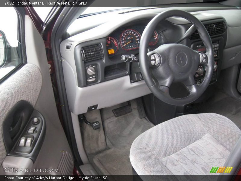 Redfire Metallic / Gray 2002 Pontiac Montana