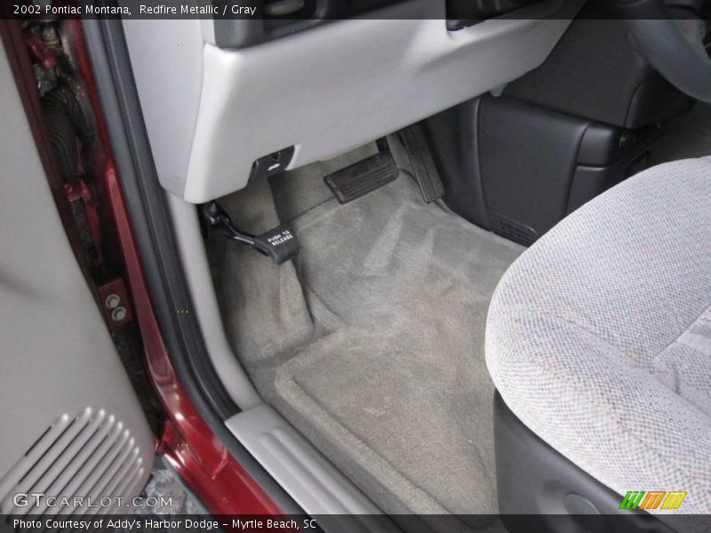 Redfire Metallic / Gray 2002 Pontiac Montana