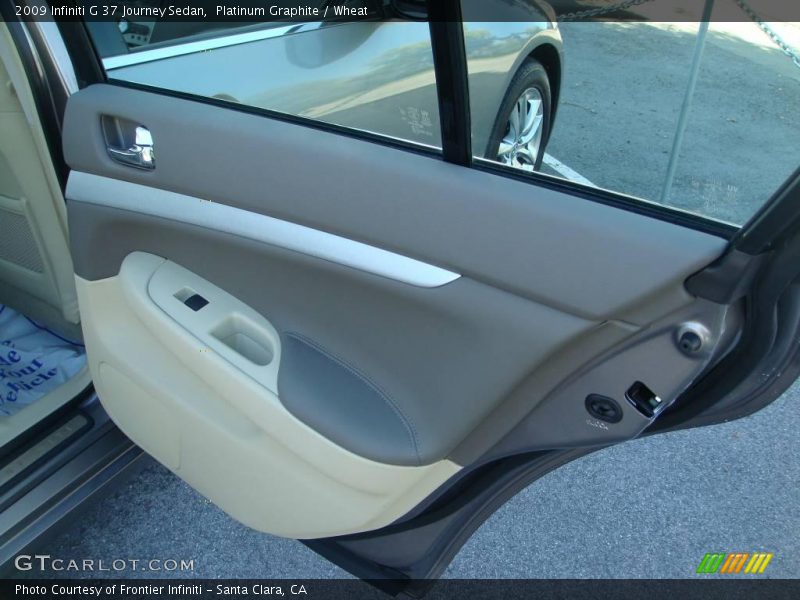 Platinum Graphite / Wheat 2009 Infiniti G 37 Journey Sedan