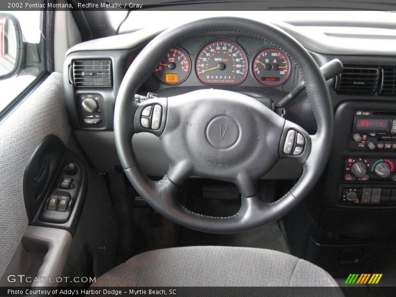 Redfire Metallic / Gray 2002 Pontiac Montana